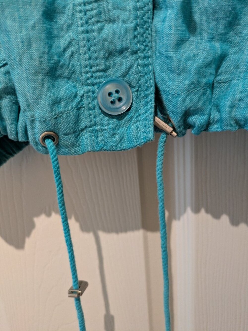Olsen Turq.Button Front Jacket - Picture 5 of 8